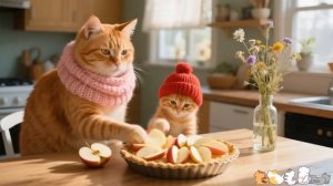 Котенок в тигровой шапочке и мамино приключение с тирамису! 💖 Из уютной кухни на шумный рынок 💖