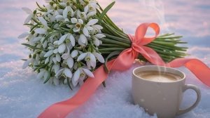 Утро доброе весеннее. Красивая музыкальная открытка.