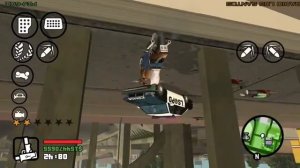 GTA: SA- Busted in upside down screen