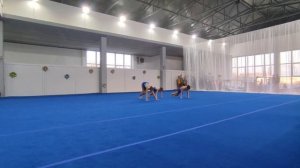 ТР 1 юношеский разряд, Андреева - Трушникова - Мигунова, ДШИ г.Светлый, Комбинированное упражнение