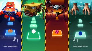 Monsters Молния Маккуин-пожиратель, Самосвал-пожиратель. COFFIN DANCE & TILES HOP Ep. 19