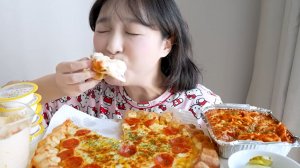 🔥🍲 Мукбанг и Mukbang : КОРЕЙСКАЯ ПИЦЦА, КОТОРУЮ МЫ ОБОЖАЕМ! 🇰🇷 Pizza School и  легендарные соусы