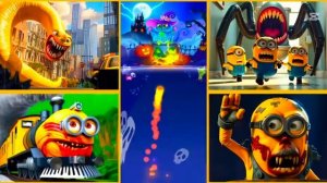 МИНЬОН EXE vs ТУАЛЕТНЫЙ МИНЬОН vs ПОЕЗД‑МИНЬОН vs ЗОМБИ‑МИНЬОН — СУМАСШЕДШИЙ БАТТЛ под EDM! 🍌