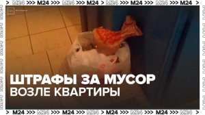 Москвичей предупредили о штрафах за мусор возле квартиры - Москва 24