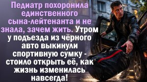 Педиатр похоронила сына и не знала, зачем жить. Утром у подъезда выкинули сумку из чёрного авто