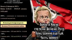 Война в Иране глазами Шамана Раху. День одиннадцатый. Часть первая.