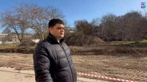 В Керчи благоустраивают двор на улице Суворова