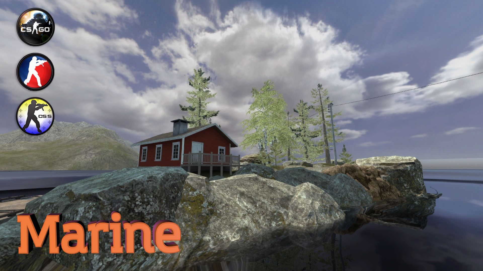 Marine (de_marine/ css_marine) the map porting from CS:GO to CS:S & CS