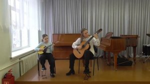 Дуэт Игнатьева Наталья и Игнатьева Светлана Сергеевна для конкурса "Музицируем вместе"