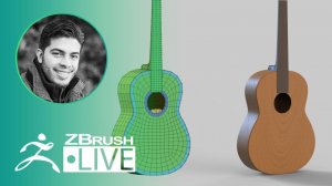 Руководства по ZBrush 3D-модель гитары - Пабло Муньос Гомес - Часть 1