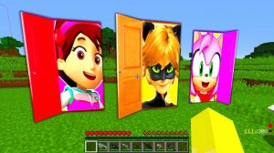 ВЫБЕРИ ПРАВИЛЬНУЮ ДВЕРЬ ПЕРСОНАЖЕЙ СУПЕР КОТА , ЭМИ РОУЗ И ДЕВУШКИ РАЙДЕРА