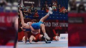 Немыслимый приём российского борца на чемпионате Европы среди спортсменов не старше 23 лет. 💪