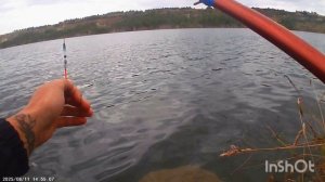 Была рыбалка На чебака На озере