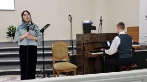 20260110 песня Туда, где слава Божья освещает град, Цветы роняют чудный аромат хочу АСД город Орёл г