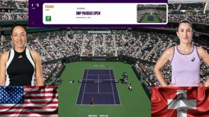 (5) 🇺🇸Джессика Пегула - (12) 🇨🇭Белинда Бенчич