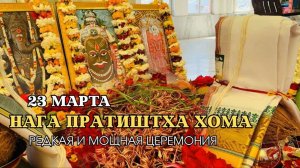 23 марта. Нага Пратиштха Хома.
