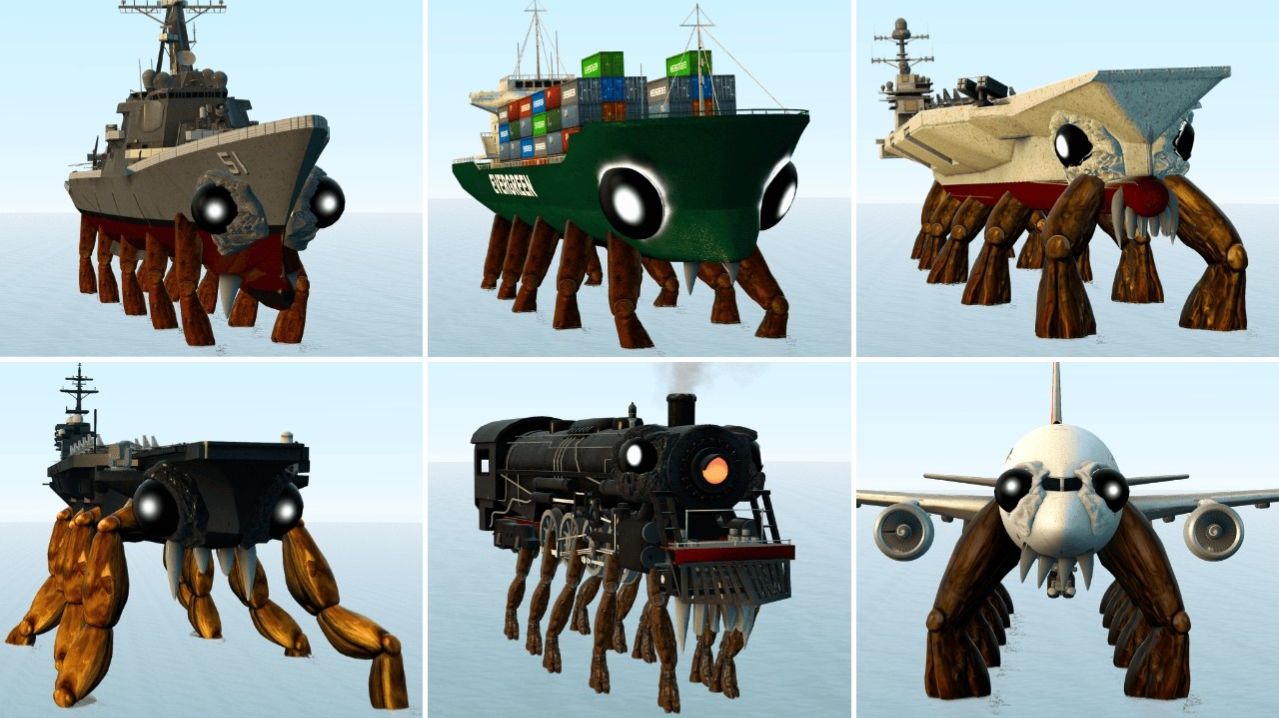 Я сыграл в Death Match Со Всеми Новыми Крабовыми транспортными средствами