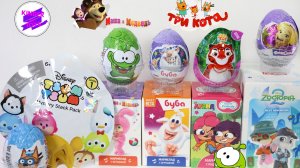 Микс сюрпризов по мультикам! Любимые герои в сюрпризах! Фиксики, Буба, Зверополис, Маша и Медведь