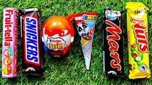 Залипательное видео с конфетками, шоколадками, мармеладками и киндером!