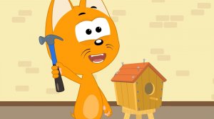 МОЛОТОК - Котенок Котэ - Песенка мультик про рабочие инструменты