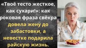Поставила свекровь на место одним пирогом!Истории из жизни| Аудио рассказы|Аудиокниги слушать онлайн