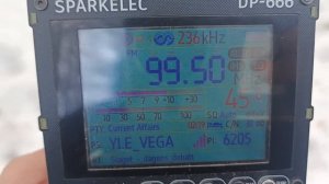 99.7 h YLE Vega (Västnyland) (Fiskars/Raasepori)(Finland) (Uusimaa)~377km 257° 190 m 3 kW (ERP)
