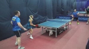 II ф. Высоцкий/Михайлова (891) - Арсеньев/Белугин (755) 09.03 настольный теннис Парный турнир