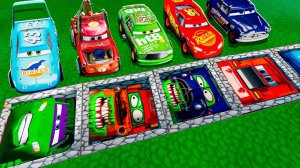 Машинки летают и прыгают! Развивающие мультики Машины помощники. Мультфильмы про машинки