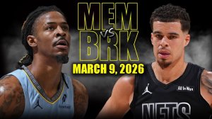 10.03.2026 | ОБЗОР МАТЧА | Бруклин Нетс - Мемфис Гриззлиз | Highlights