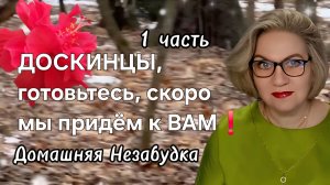 1 часть. ДОСКИНЦЫ, готовьтесь, скоро мы придём к ВАМ❗️