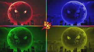 МУЛЬТИКИ: ЛУННЫЙ МОНСТР танцует в 4 ЦВЕТАХ под КОФФИН‑ДАНС! 🌕