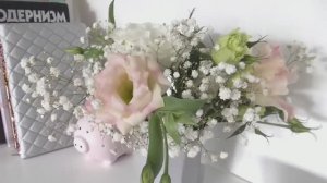 КАК ЗАБЕТОНИРОВАТЬ большую ветку в горшок СПАЛЬНЯ и СИРЕНЕВЫЕ ШТОРЫ без шитья