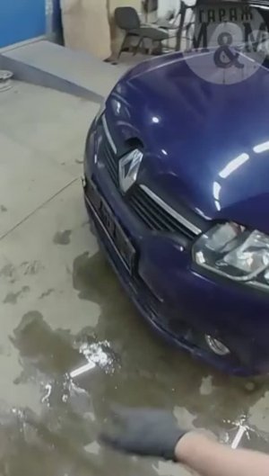 Рено логан 2 снятие переднего бампера