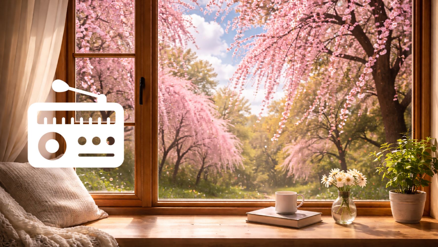 Цветущая сакура 1 час | Приятная музыка для хорошего дня | Музыка для пробуждения и концентрации