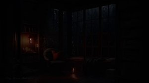 Уютная зона для чтения 🌧️ Звуки дождя в мистическом лесу для сна и релаксации