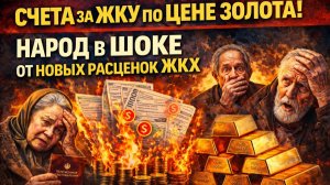 Счета за ЖКУ по цене Золота! Народ в ШОКЕ от новых расценок ЖКХ