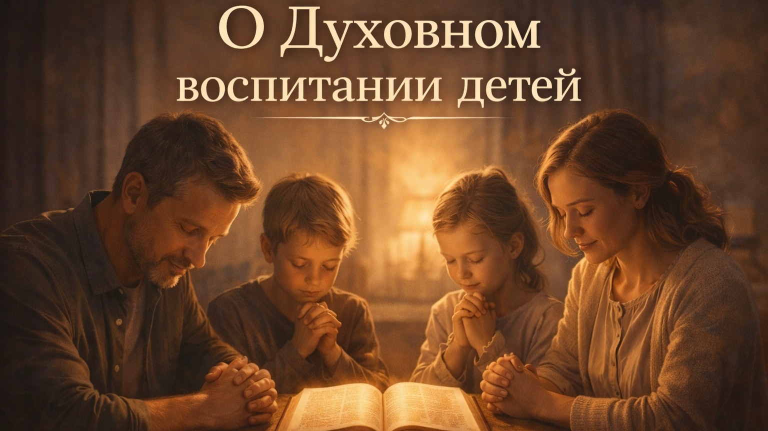О Духовном воспитании детей.