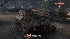 MBT 59 танк из орбиты 2.0 первый бой и мастер