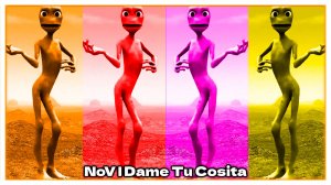 Зелёный Человек Танцует Битва Дама ту косита Alien battle #49 в Tiles Hop - NoV | Dame Tu Cosita