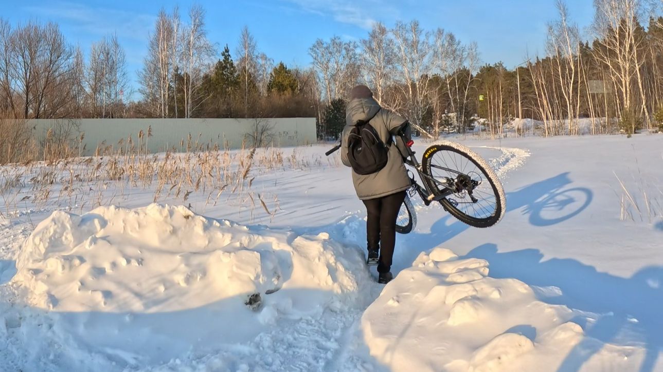 Зимняя велопрогулка 2026. Курган.