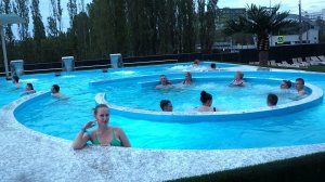 Термолэнд город Пензы открытый бассейн на улице - 7 градусов