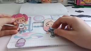 новое видео ❕⁉️бумажный дом toca boca 🏩