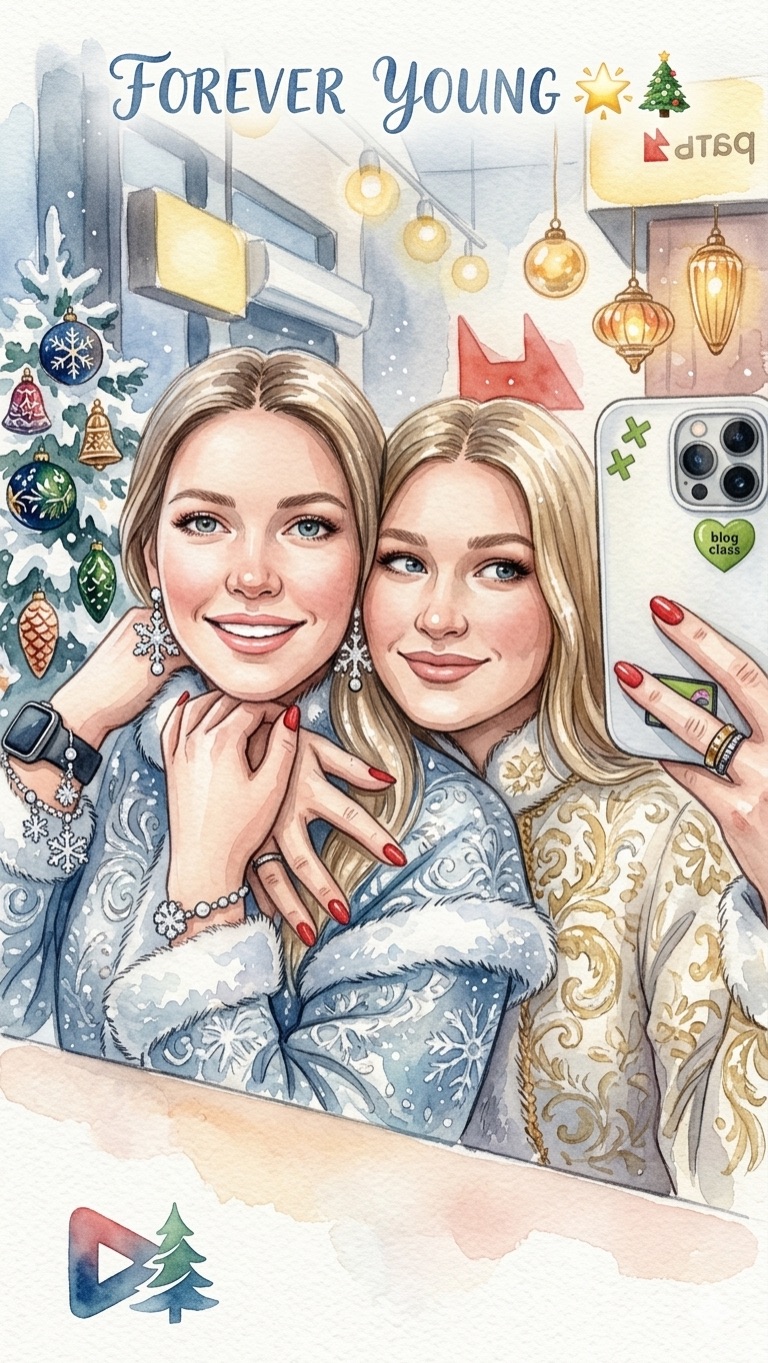 Forever Young 🥂 Новогодний отдых девчонок в бане