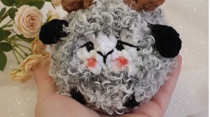 вяжем ушки овечке. Видео к платному МК