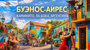 Пешая экскурсия по БУЭНОС-АЙРЕСУ | Каминито, Ла Бока, Аргентина🌍✔