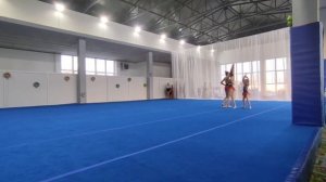 ТР 1 юн. разряд, Зайцева - Добосевич - Чубрикова, ШСА «Пирамида - Альпы», Комбинированное упражнение