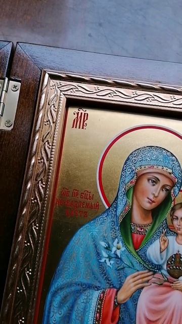🌟Рукописная икона Богородицы 