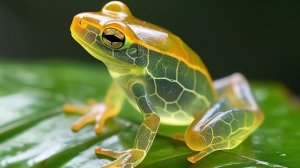 ПРОЗРАЧНЫЕ ЛЯГУШКИ: ЖИВЫЕ СУЩЕСТВА, СКВОЗЬ КОТОРЫХ ВИДНО СЕРДЦЕ 🐸