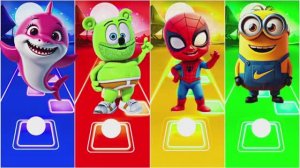 МУЛЬТИКИ: МАЛЫШ АКУЛА vs ЖЕВАТЕЛЬНЫЙ МИШКА vs ПАУЧОК‑ГЕРОЙ vs ВЕСЁЛЫЙ МИНЬОН — СУМАСШЕДШИЙ БАТТЛ