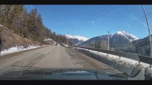 Дорога с горнолыжки Архыза